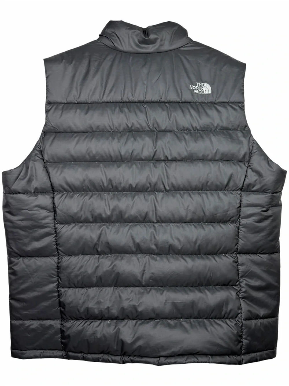 The North Face Black 550 Vest Down Puffer Quilted Full Zip Outdoor Men's XXL